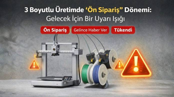 3D Yazıcılarda Sessiz Kriz: Türkiye’de Stoklar Neden Tükeniyor?